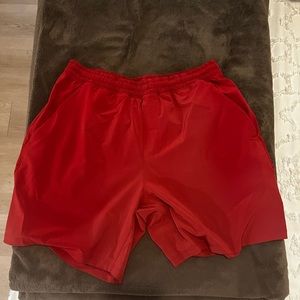 Lululemon Pace breaker Shorts XL | Red | 7” Linerless